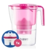 Kép 1/2 - BWT Vida manuális vízszűrő kancsó, 2,6 liter, pink