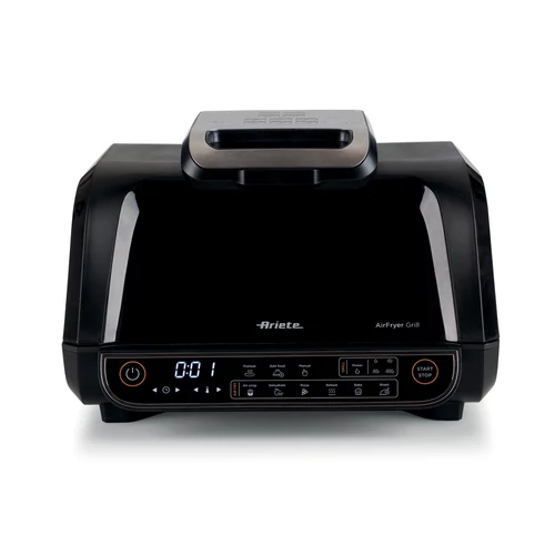 Ariete 4635 Air Fryer Grill forrólevegős sütő, 7 literes,  fekete