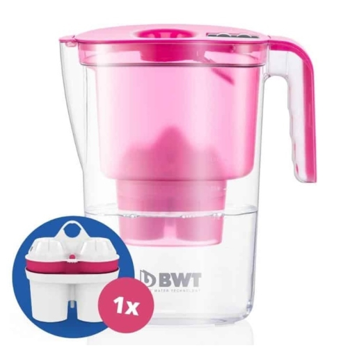 BWT Vida manuális vízszűrő kancsó, 2,6 liter, pink