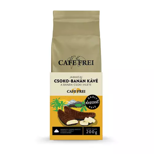 Cafe Frei Jamaicai csoko-banán kávé, őrölt, 200 g